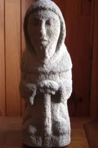 Statuette de saint Benoît - Abbaye d'Oelenberg